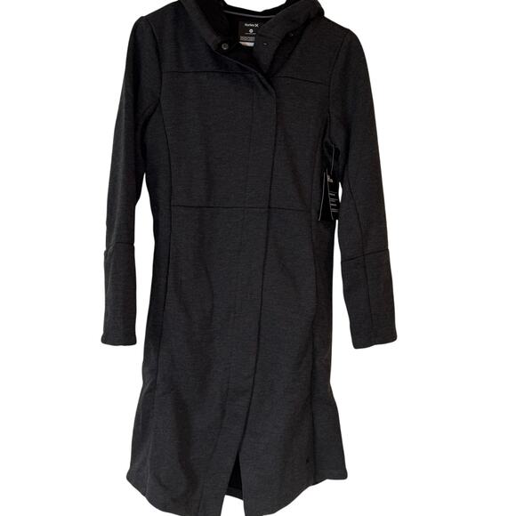 Hurley Nike Therma-Fit Winchester Trench Coat (941330-032) Black Women's XS NWT - Picture 2 of 8